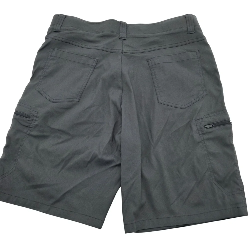 Utility Wrangler Authentics Cargo Shorts Mens 36 Gray Stretch Pockets Gorpcore